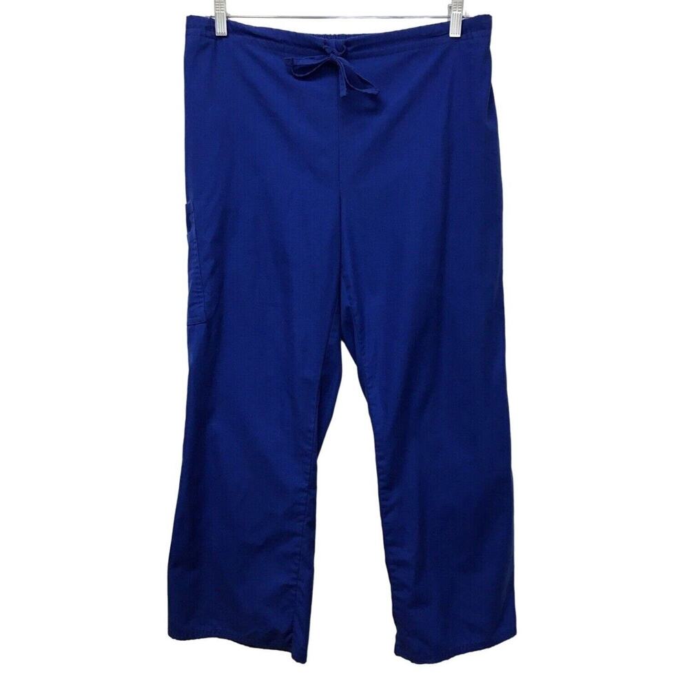 Scrubs Pants Unisex Large Blue